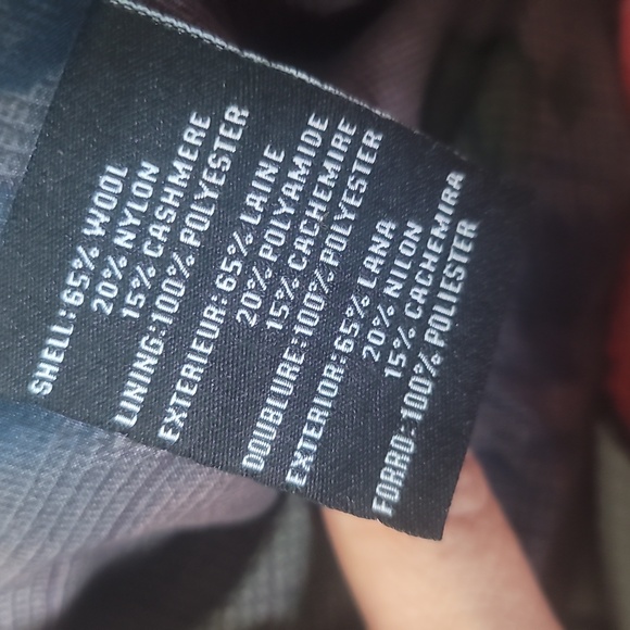 Bcbg max azria navy blue wool cashmere coat sz 10 - Picture 3 of 11